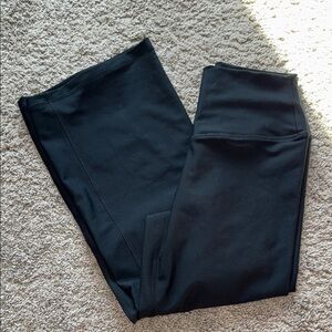 YPB black flare legging Curve love long
